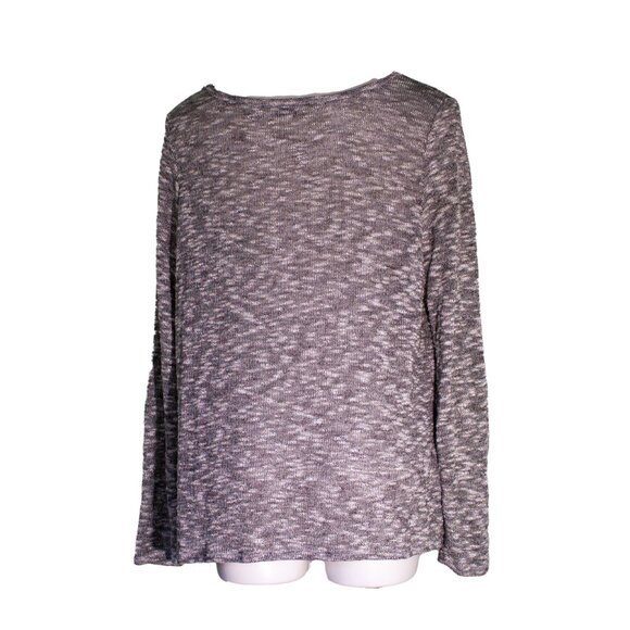 Reitmans Heather Gray Cowl Neck Top | Subtle Metallic | Size XXL - Picture 3 of 5